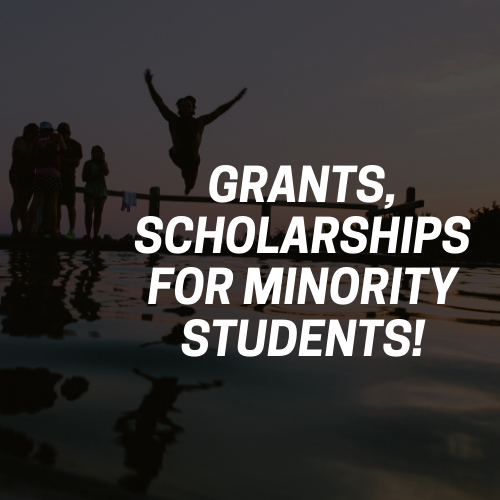 Grants and scholarships for minority students
